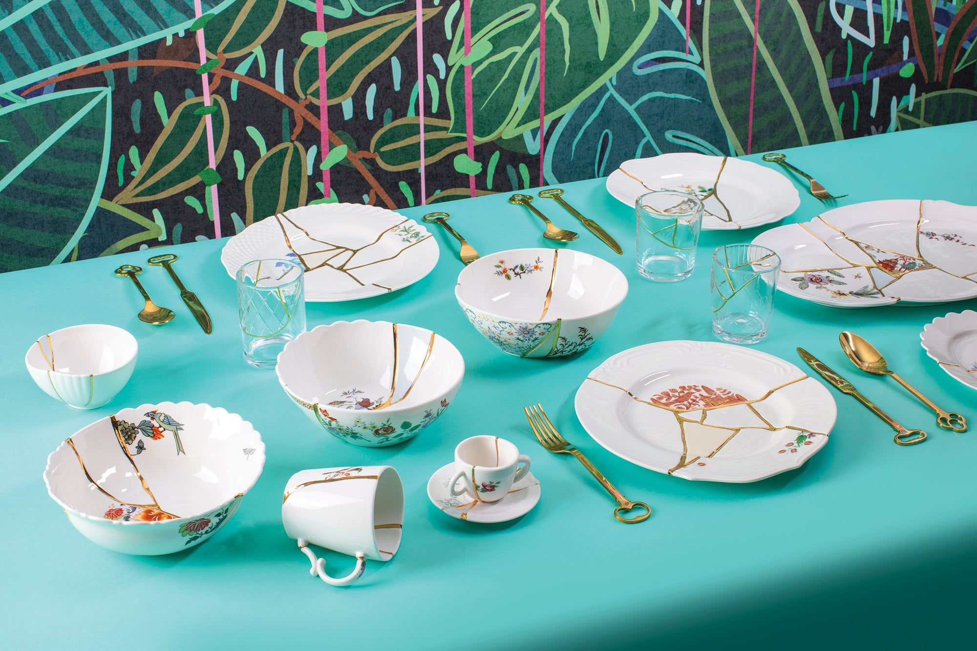 Seletti Kintsugi Collection – Handmade Tableware with 24K Gold Detailing