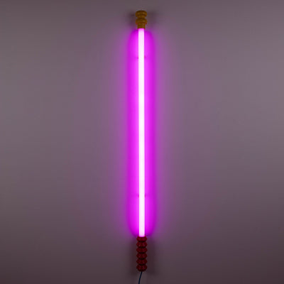 Superlinea LED Tube Lights by Seletti - in Neon Pink, Yellow, Fuscia Red, Blue, Green, and White