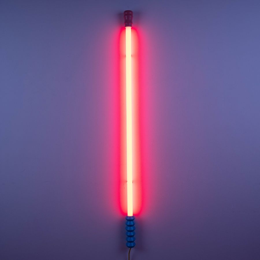 Superlinea LED Tube Lights by Seletti - in Neon Pink, Yellow, Fuscia Red, Blue, Green, and White