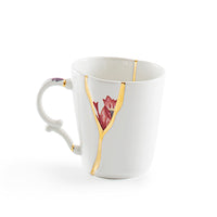 Seletti Kintsugi Mug - Handcrafted Porcelain with 24K Gold Detailing