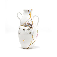 Seletti Kintsugi Vases - Handmade Porcelain Vase with 24K Gold Detailing