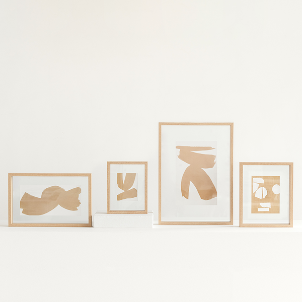 collection of natural floating picture frames in multiple sizes by Urban Nature Culture