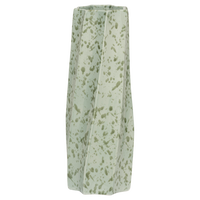 alternate angle showing sculptural twisted form of Spille vase