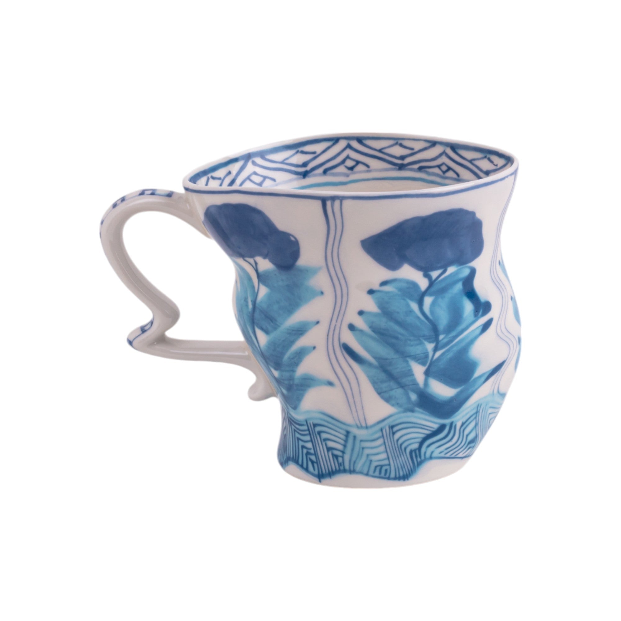 Mugs by Seletti Classics on Acid - Unique Porcelain Coffee & Tea Cups (Multiple Designs)
