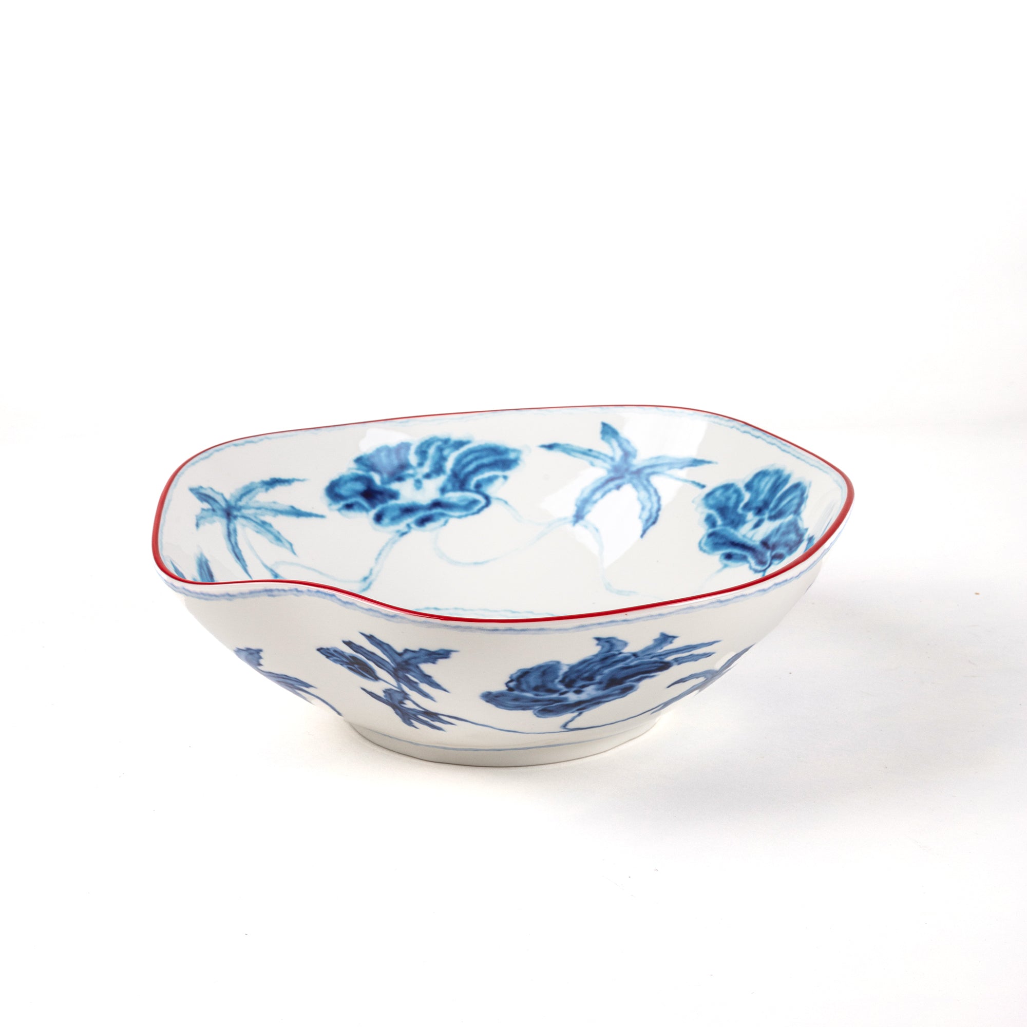 Large Salad Bowl by Seletti Classics on Acid - Psychedelic Porcelain Serving Bowl