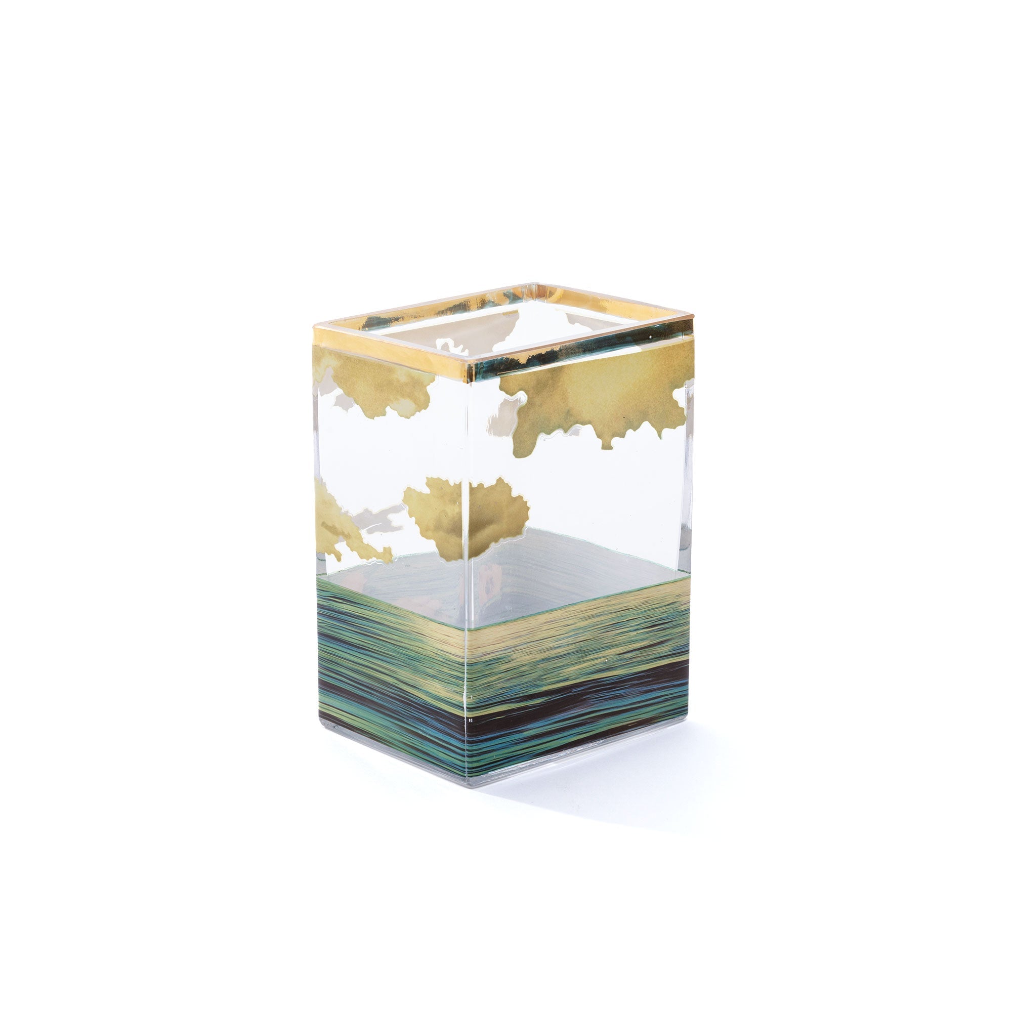 Seletti x TOILETPAPER Square Glass Vase - Medium & Large