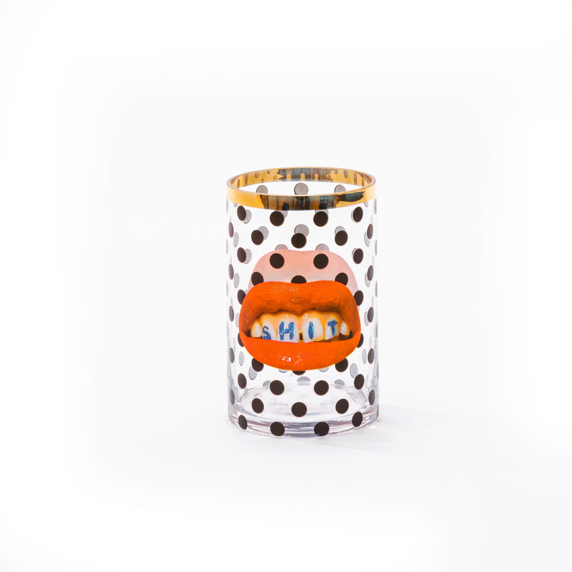 Seletti x TOILETPAPER Cylindrical Glass Vase - Small, Medium & Large