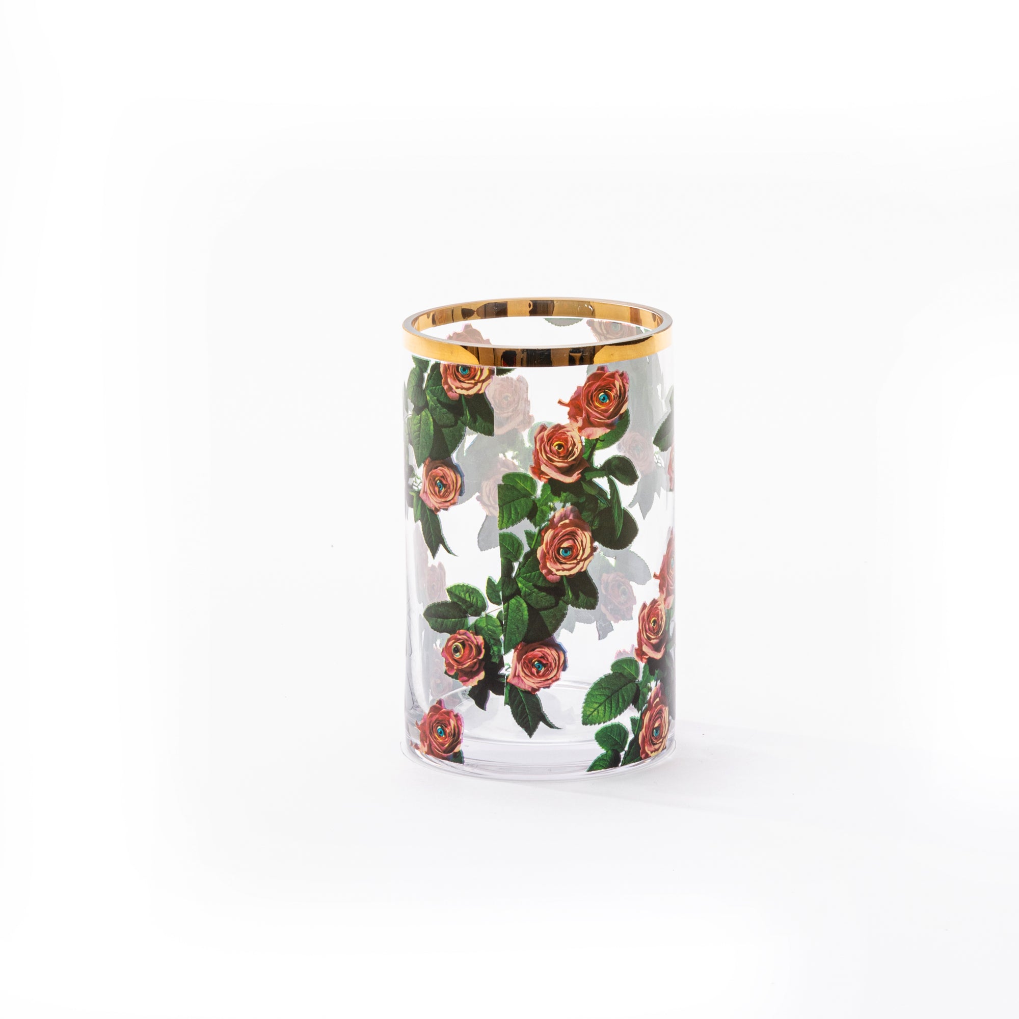 Seletti x TOILETPAPER Cylindrical Glass Vase - Small, Medium & Large