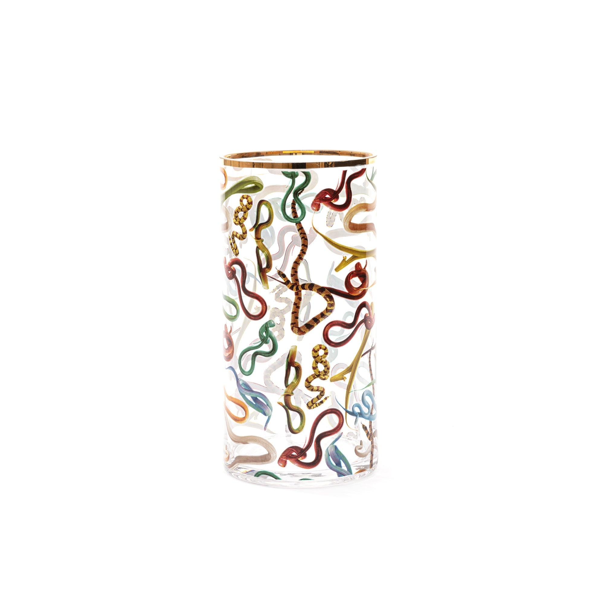 Seletti x TOILETPAPER Cylindrical Glass Vase - Small, Medium & Large