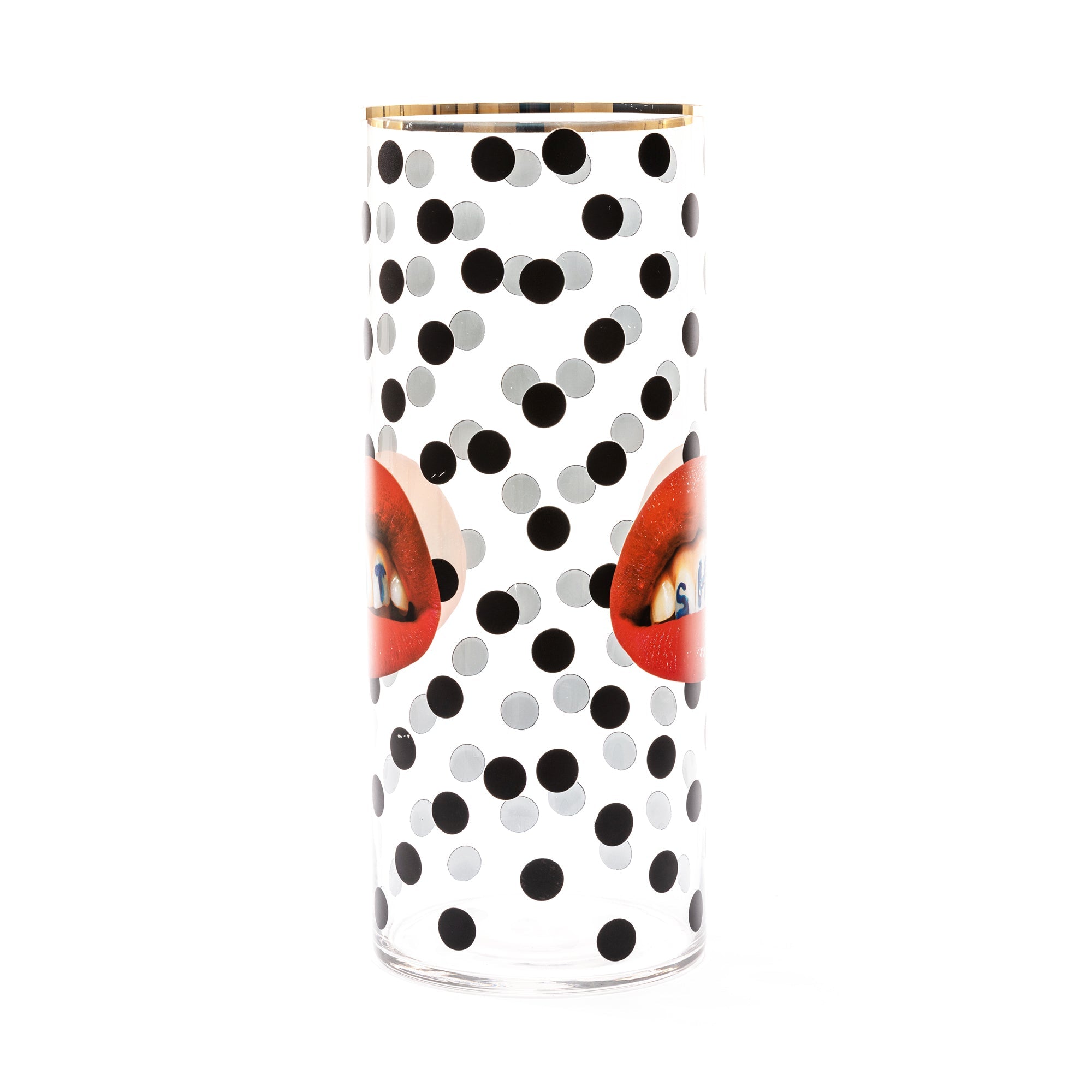 Seletti x TOILETPAPER Cylindrical Glass Vase - Small, Medium & Large