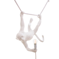 Seletti White Monkey Lamp, swing version, view 7