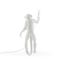 Seletti White Monkey Lamp, standing version, view 2
