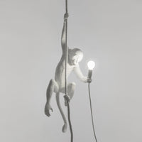 Seletti White Monkey Lamp, ceiling version, view 3
