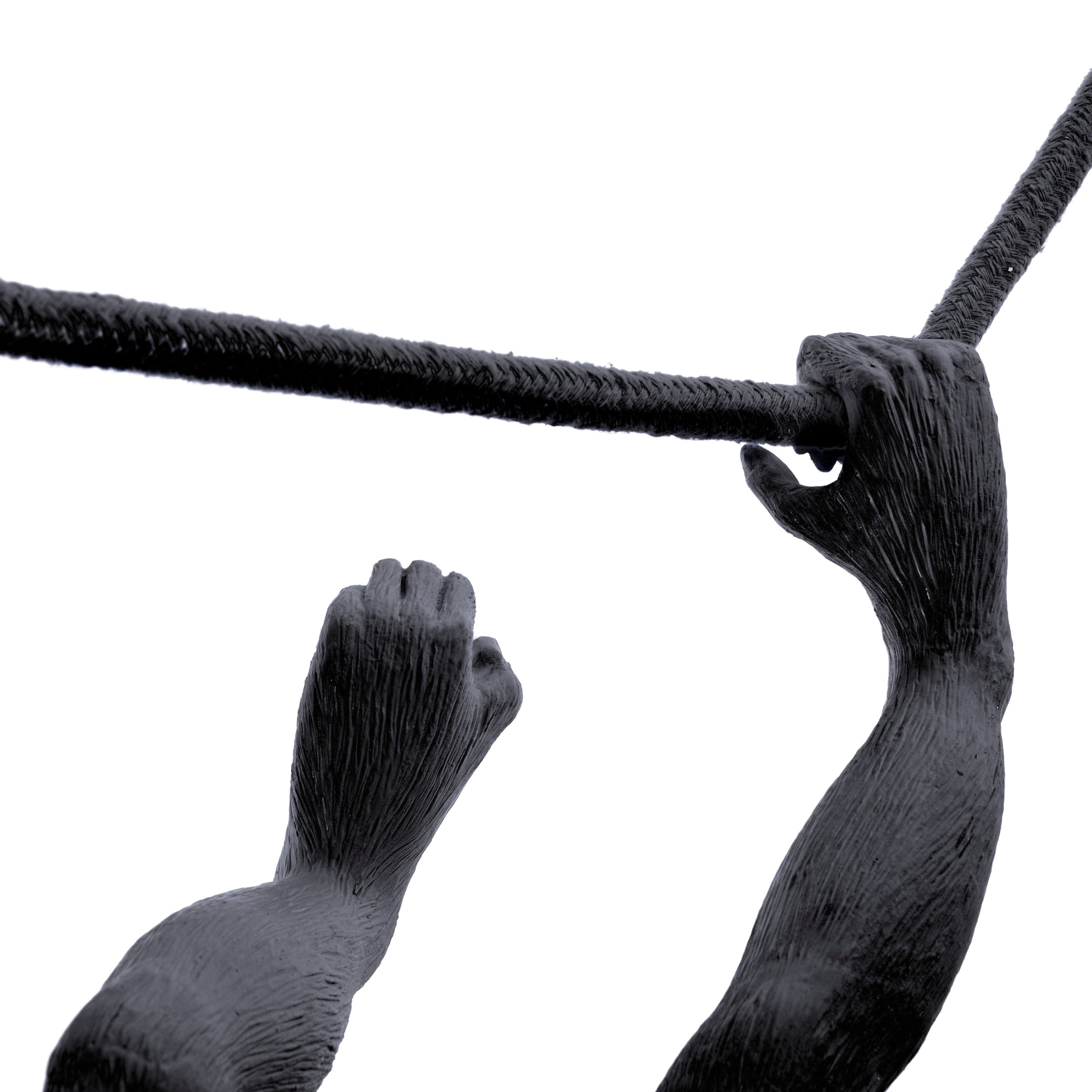 Seletti Monkey Lamp Collection - Black Monkey Lamp, White Monkey Lamp, Standing, Sitting, Hanging, Ceiling, and Swing