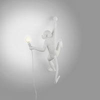 Seletti White Monkey Lamp, right-hand hanging version, view 4