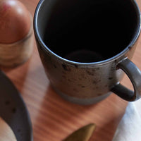 Stoneware Mug in Nordic Brown, RAW by Aida – Warm Scandinavian Style for Everyday Rituals