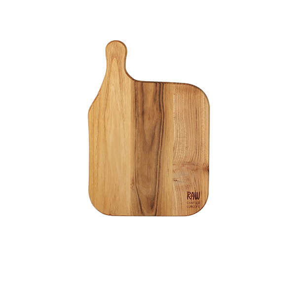 RAW Teak Wood Cutting Boards by Aida – Natural Boards for Prep & Serving