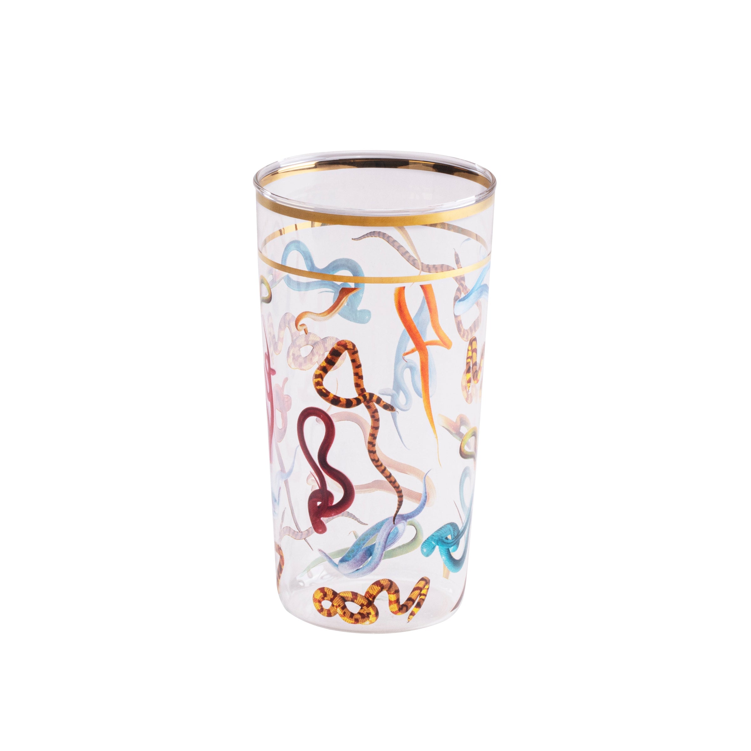 Seletti TOILETPAPER Tall Drinking Glass - Bold Borosilicate Glassware in Multiple Designs