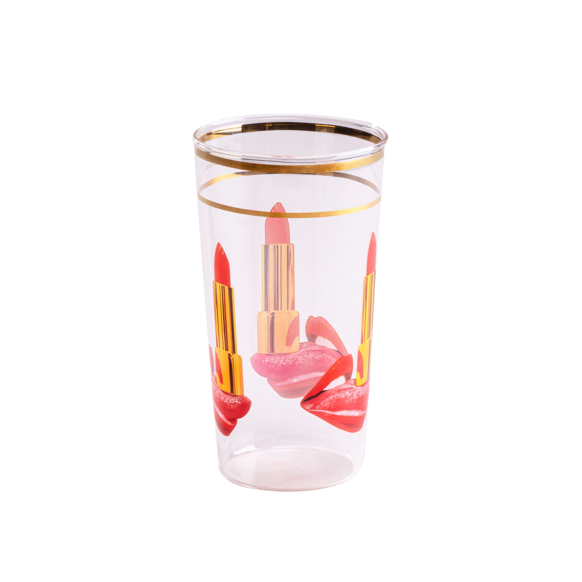 Seletti TOILETPAPER Tall Drinking Glass - Bold Borosilicate Glassware in Multiple Designs