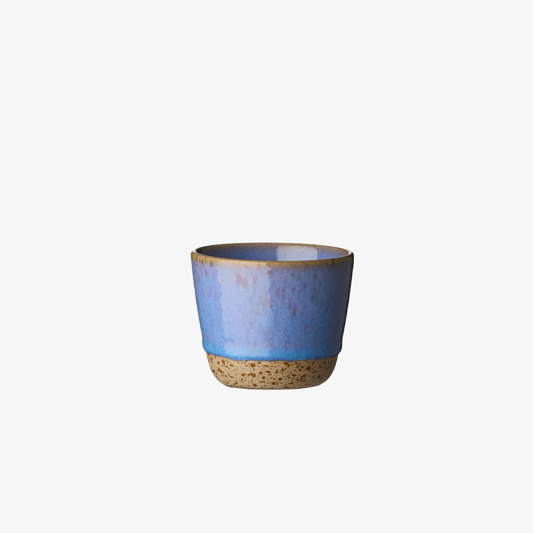 blueish RAW Colour mug without handle 20cl by aida in handmade stoneware