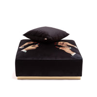 Poufs and Modular Sofa by Seletti and TOILETPAPER Home - Bold Statement Furniture with Golden Base (Multiple Designs) Modular Sofa
