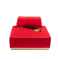Poufs and Modular Sofa by Seletti and TOILETPAPER Home - Bold Statement Furniture with Golden Base (Multiple Designs) Modular Sofa