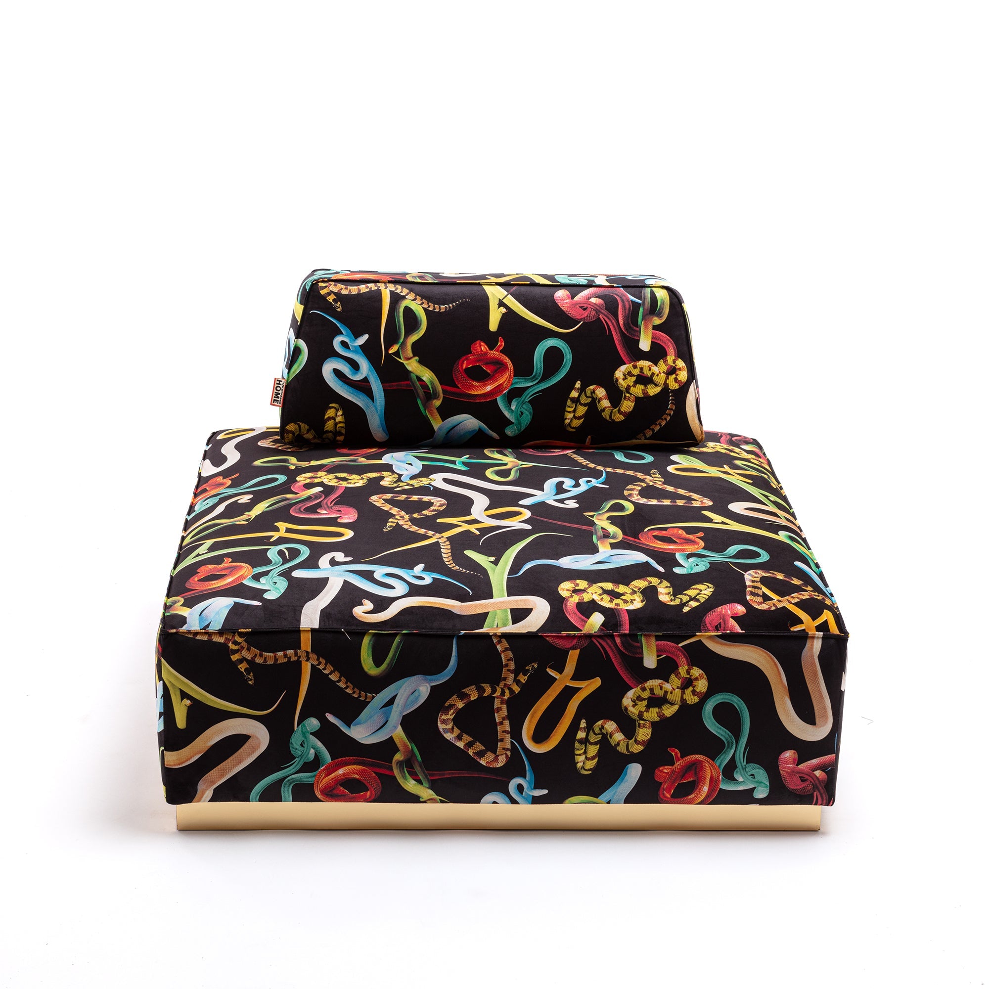 Poufs and Modular Sofa by Seletti and TOILETPAPER Home - Bold Statement Furniture with Golden Base (Multiple Designs) Modular Sofa