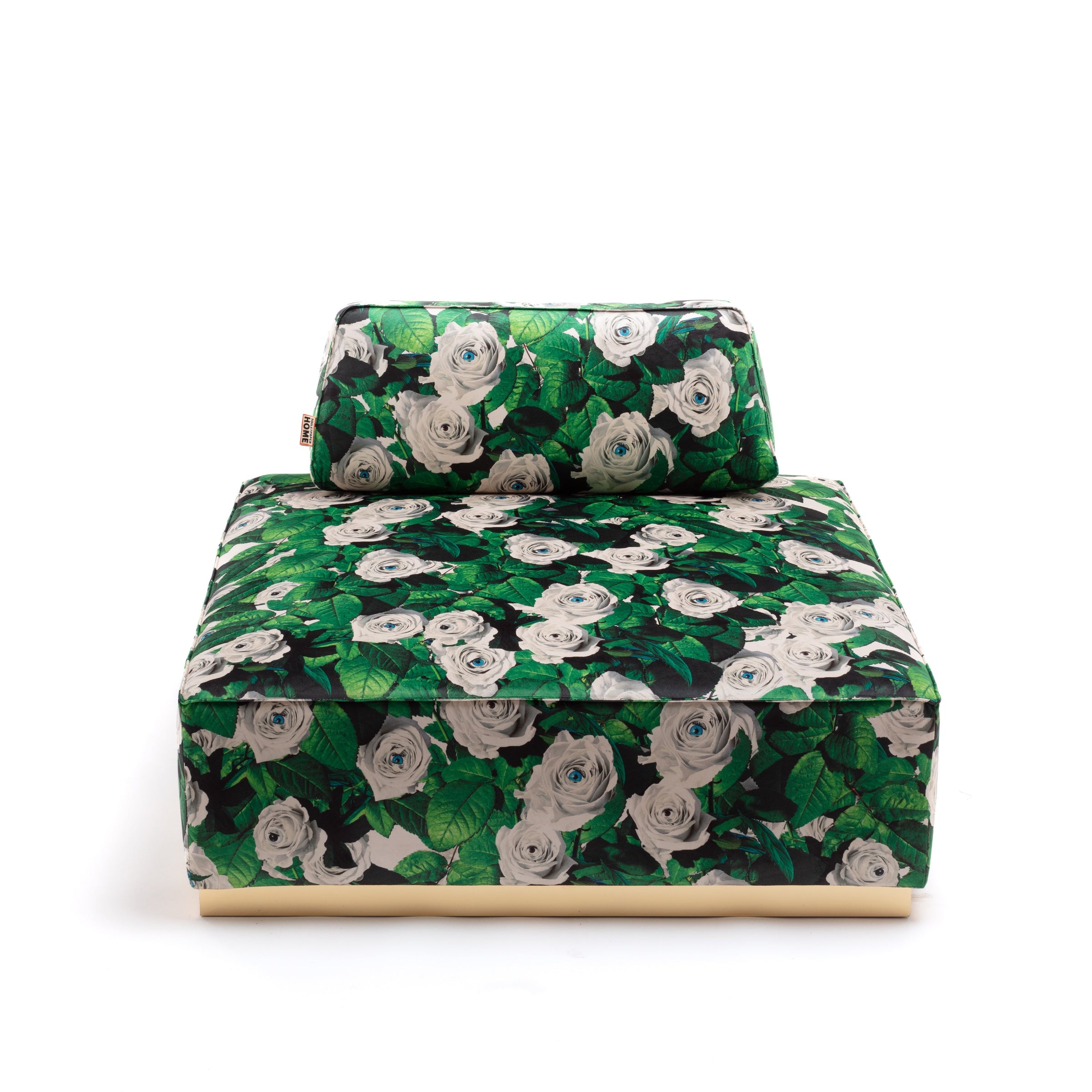 Poufs and Modular Sofa by Seletti and TOILETPAPER Home - Bold Statement Furniture with Golden Base (Multiple Designs) Modular Sofa