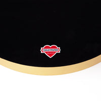 Seletti x TOILETPAPER Pear-Shaped Mirrors - Gold Frame (Trumpets, Lipsticks, Drill, Tongue, Seagirl)