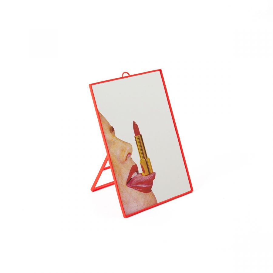 Small Seletti TOILETPAPER Plastic Mirror - Multiple Designs (17.5 x 23 cm)