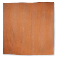 PATCHED COTTON STRIPED BEDSPREAD (240X260)