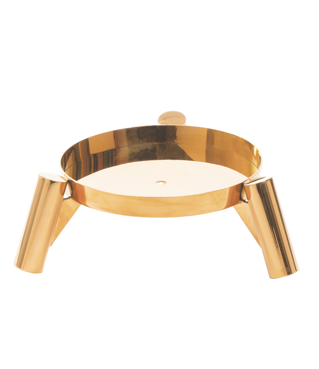 Le Feu Dome Bowl for Legs in Rose Gold, the leg frame that holds the dome on Dome Ground bioethanol fireplaces