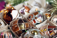 Glass Christmas Ornaments: Brutalist Baubles by HKLIVING