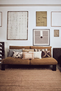 Velvet Brown Cushion by HKLIVING - 50x30cm Luxe Cotton Accent