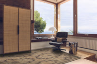 Pioneer Rattan Cupboard - Natural Wooden Storage Cabinet by HKLIVING