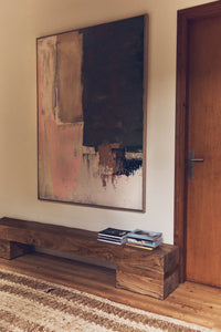 Framed Artwork - Nomad by HKLIVING (123x163cm) - Earthy Abstract Canvas