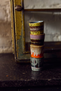 70s Ceramics range styled together including the Bright egg cups
