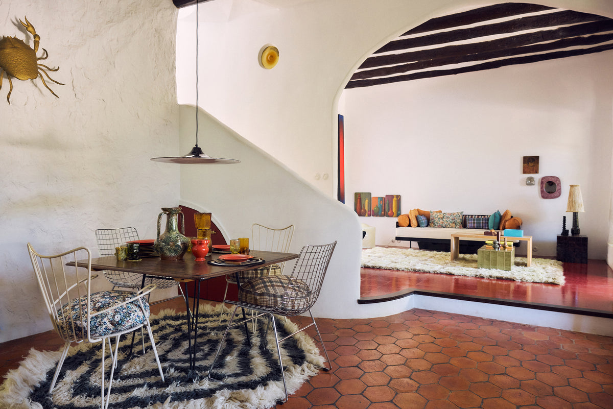 HKLIVING collection campaign styling featuring the Pavilion Pendant Lamp in Black