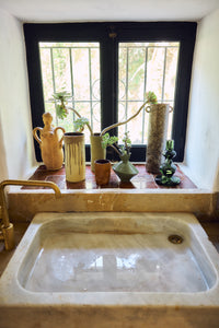 HKLIVING collection campaign styling featuring the Robust Vase in Sage