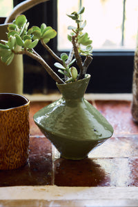 HKLIVING collection campaign styling featuring the Robust Vase in Sage
