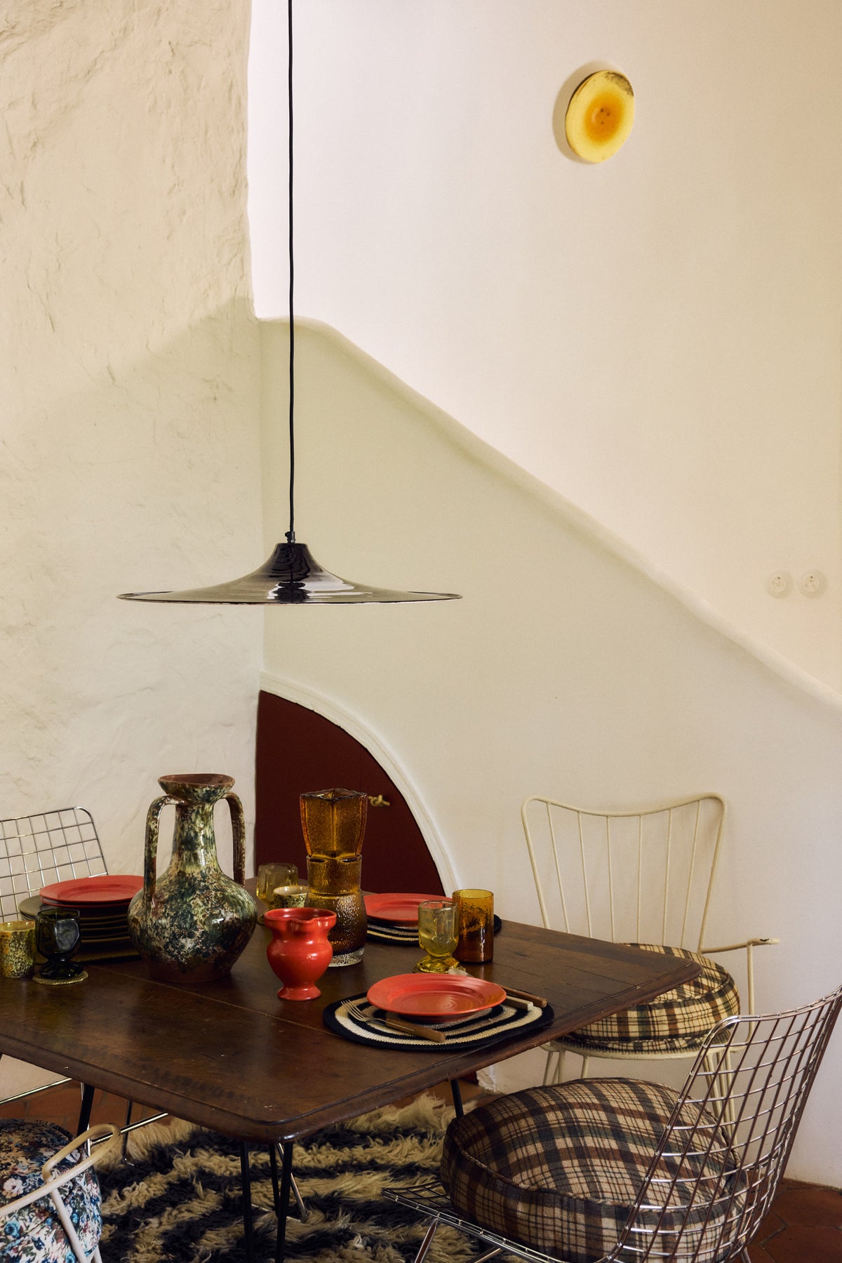 HKLIVING collection campaign styling featuring the Pavilion Pendant Lamp in Black