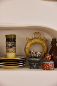 HKLIVING 70s ceramics collection campaign styling featuring the Jello storage jar