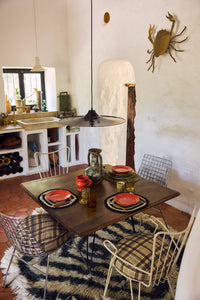HKLIVING collection campaign styling featuring the Pavilion Pendant Lamp in Black