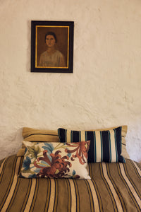 Printed Cushion, Blues by HKLIVING, styled in a Scandinavian interior