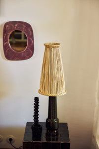 Raffia Lampshade in Natural by HKLIVING – styled lifestyle shot