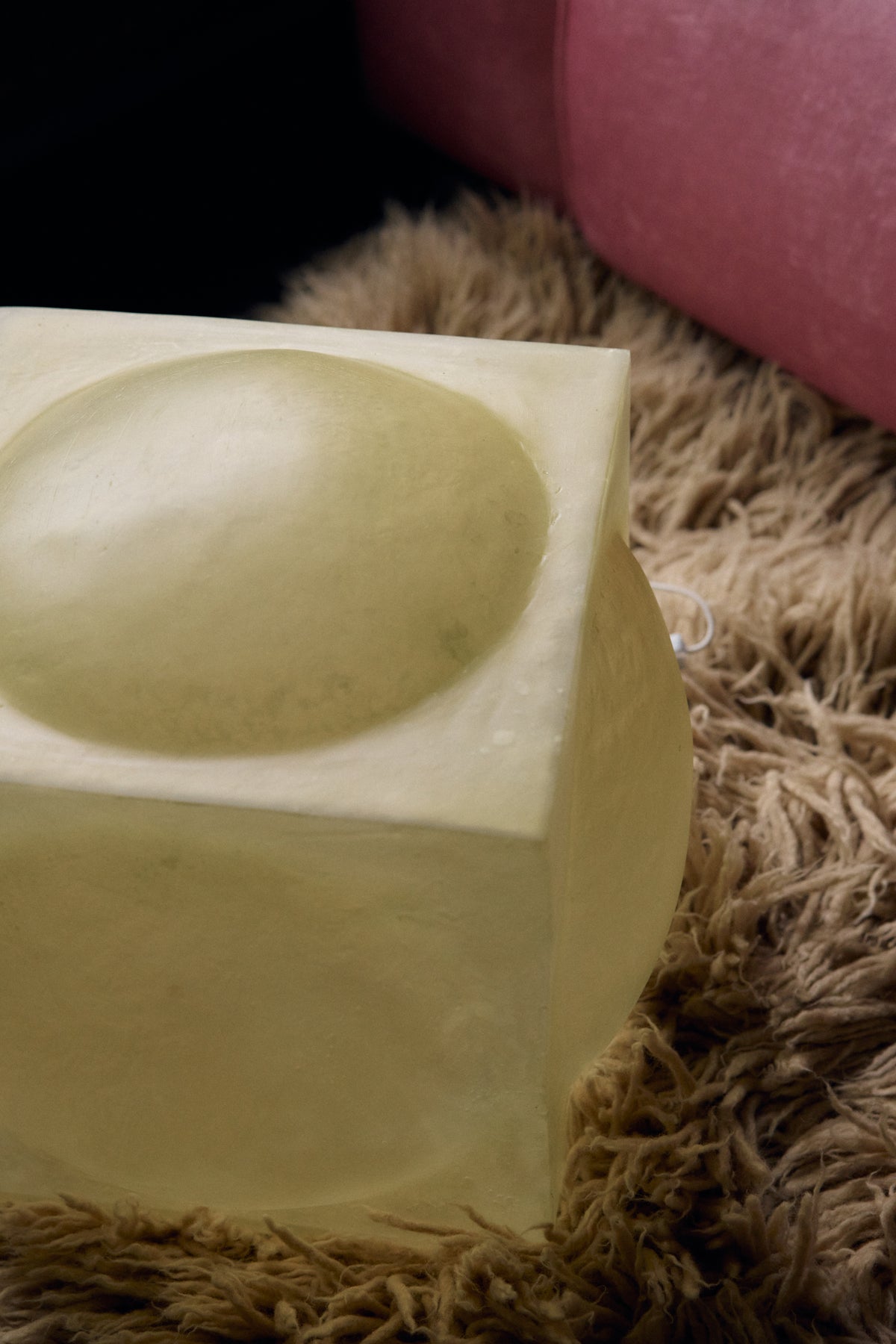 Glassfibre floor lamp, campaign shot