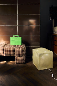 Glassfibre floor lamp, campaign shot