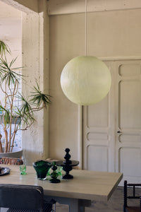 Glassfibre pendant lamp, campaign shot