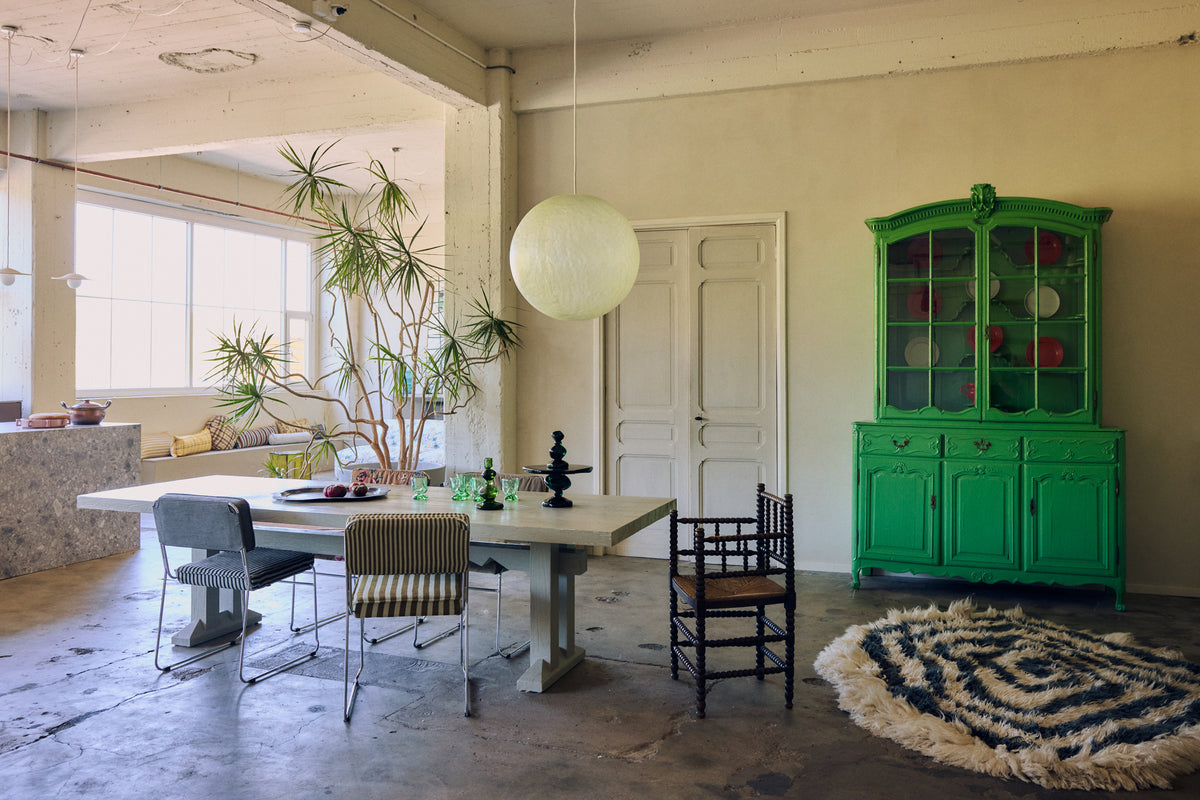 Glassfibre pendant lamp, campaign shot