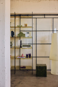 HKLIVING collection campaign styling featuring the Robust Candle Holder in Black